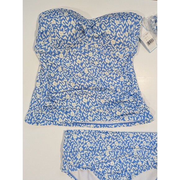 New Draper James Detachable Straps Hipster 2-Piece Swim Suit Tankini - Picture 2 of 15